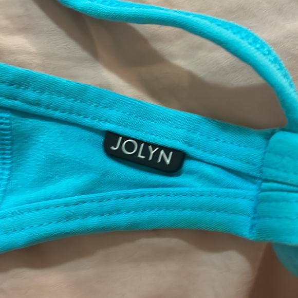 teal jolyn triangle top - Picture 5 of 7